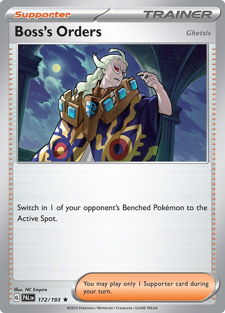 Image for Boss's Orders (172/193) [SV02: Paldea Evolved] - Pokemon