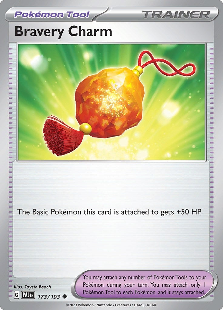 Image for Bravery Charm (173/193) [SV02: Paldea Evolved] - Pokemon