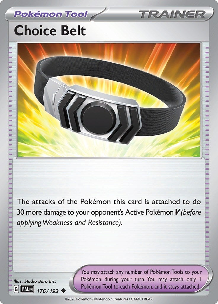 Image for Choice Belt (176/193) [SV02: Paldea Evolved] - Pokemon