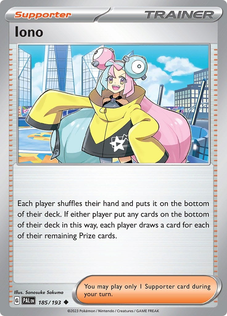 Image for Iono (185/193) [SV02: Paldea Evolved] - Pokemon