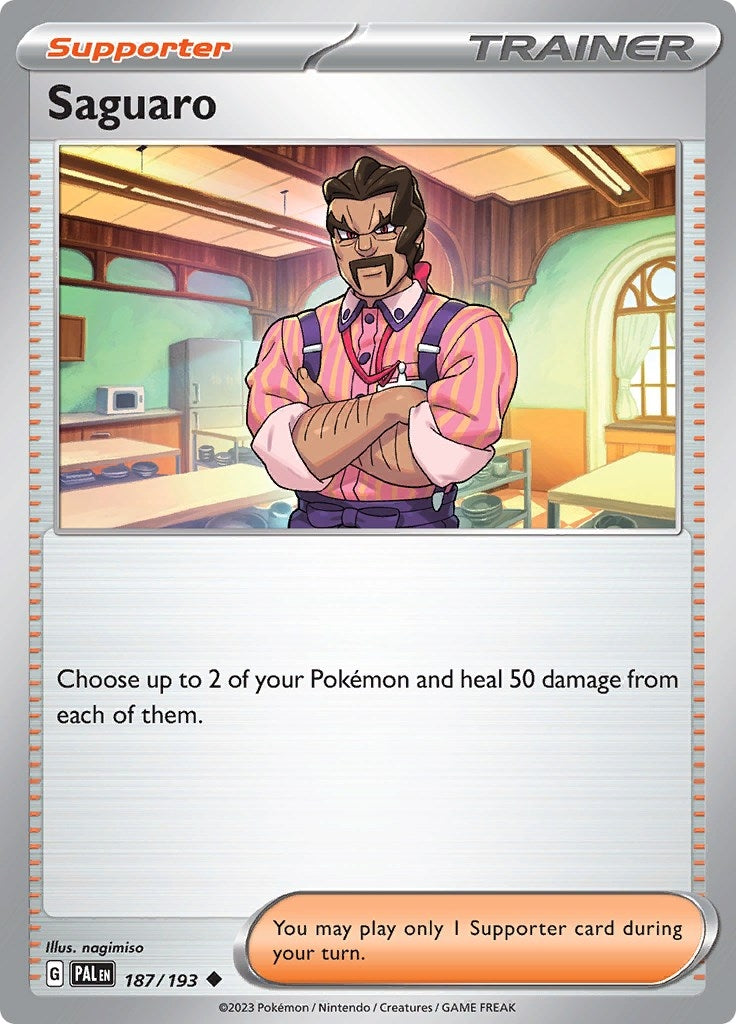 Image for Saguaro (187/193) [SV02: Paldea Evolved] - Pokemon