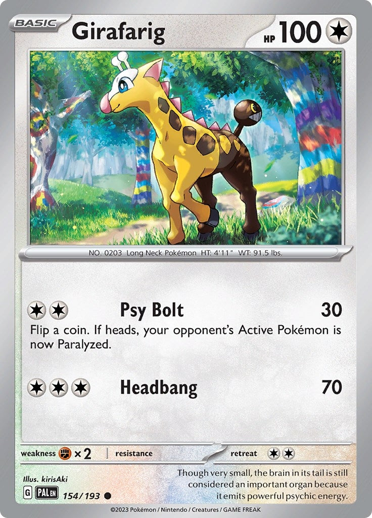 Image for Girafarig (154/193) [SV02: Paldea Evolved] - Pokemon