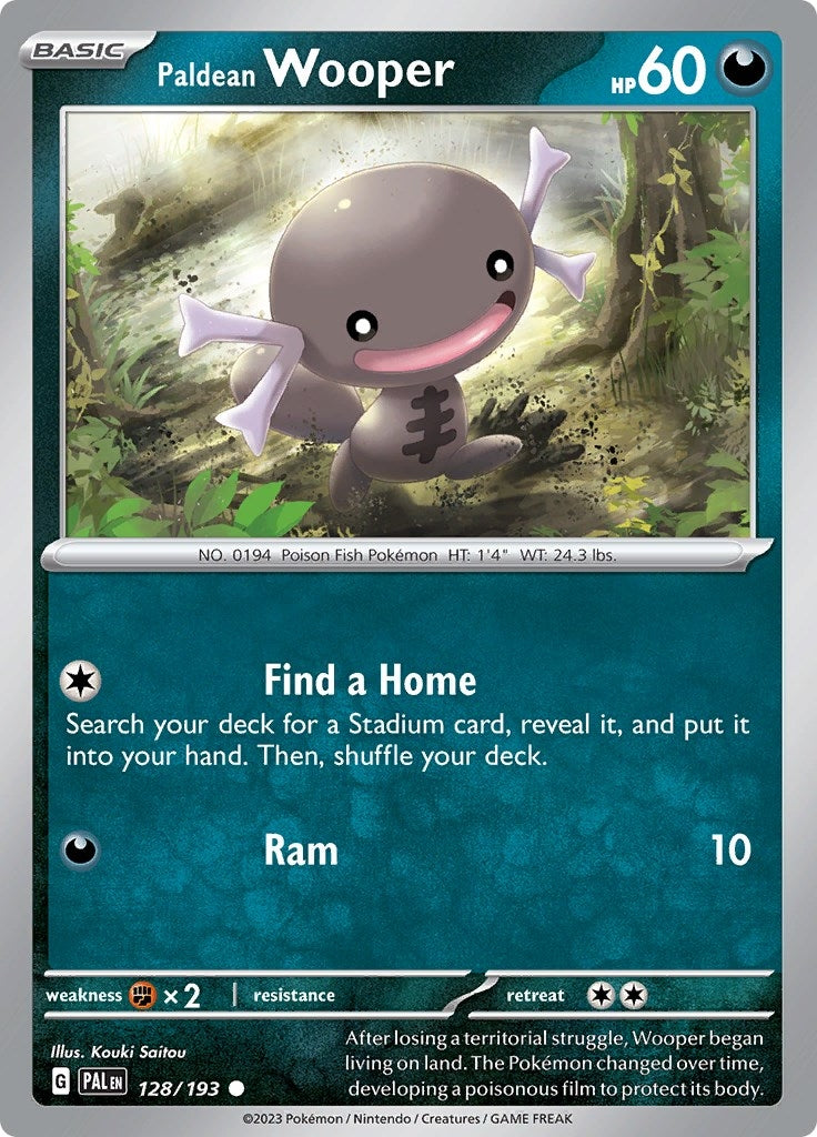 Image for Paldean Wooper (128/193) [SV02: Paldea Evolved] - Pokemon