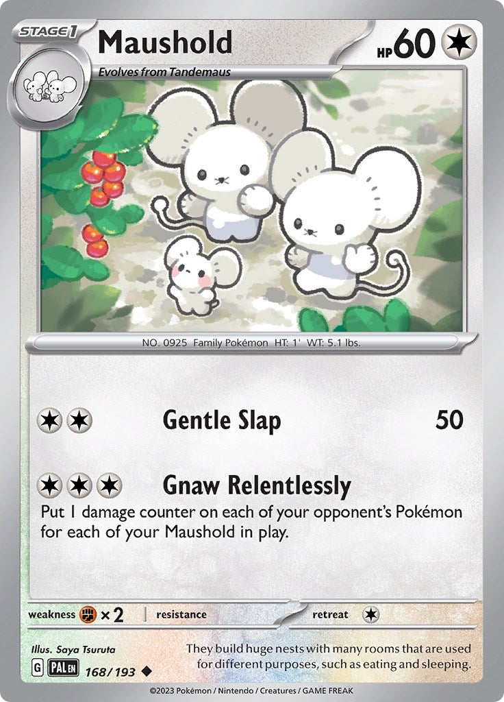 Image for Maushold (168/193) [SV02: Paldea Evolved] - Pokemon