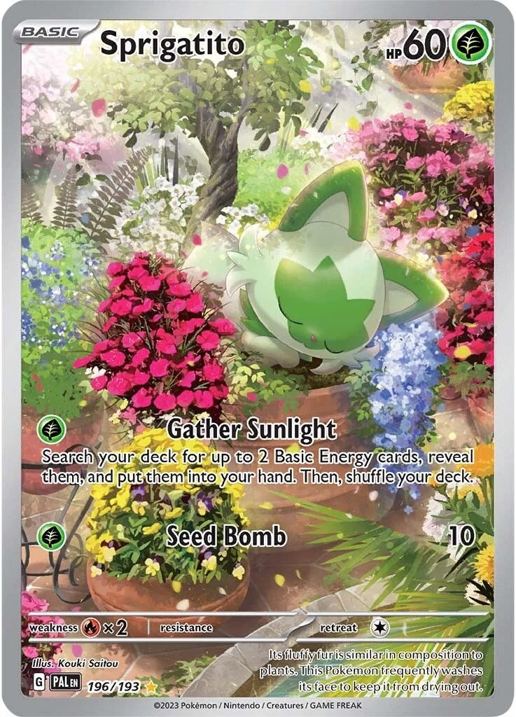 Image for Sprigatito (196/193) [SV02: Paldea Evolved] - Pokemon