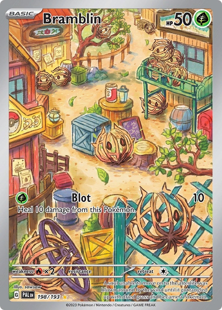 Image for Bramblin (198/193) [SV02: Paldea Evolved] - Pokemon