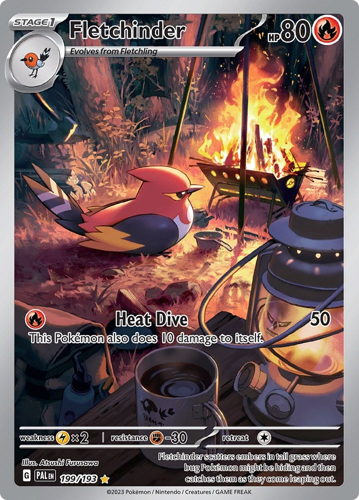 Image for Fletchinder (199/193) [SV02: Paldea Evolved] - Pokemon
