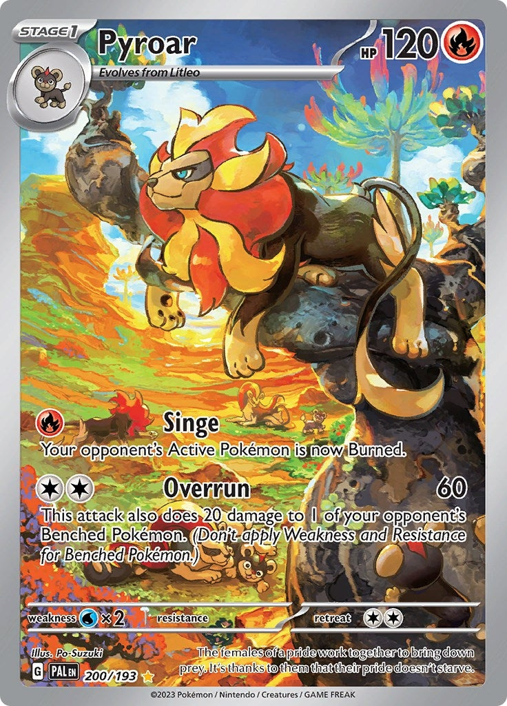 Image for Pyroar (200/193) [SV02: Paldea Evolved] - Pokemon
