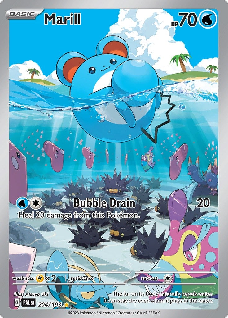 Image for Marill (204/193) [SV02: Paldea Evolved] - Pokemon