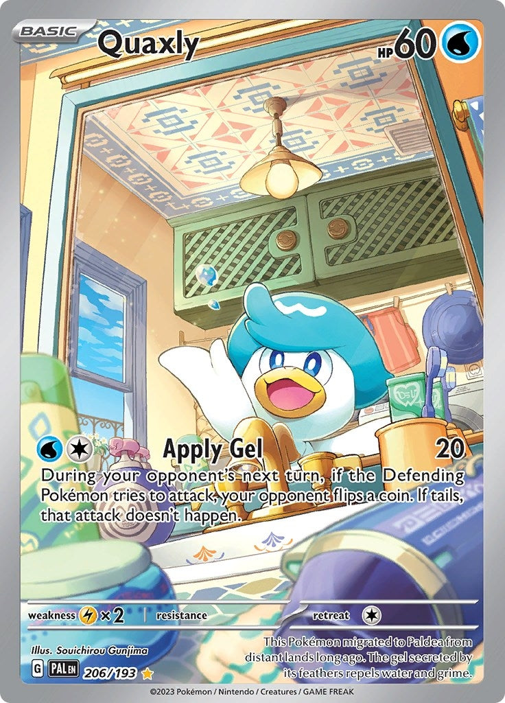 Image for Quaxly (206/193) [SV02: Paldea Evolved] - Pokemon