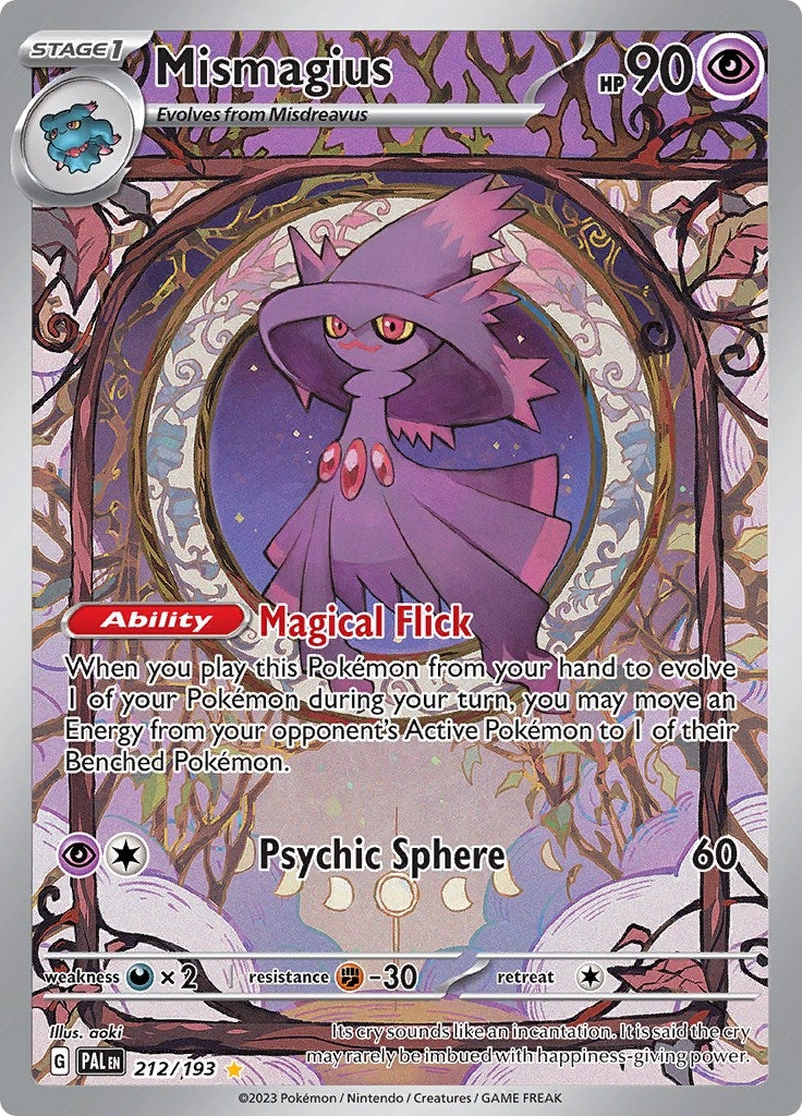 Image for Mismagius (212/193) [SV02: Paldea Evolved] - Pokemon