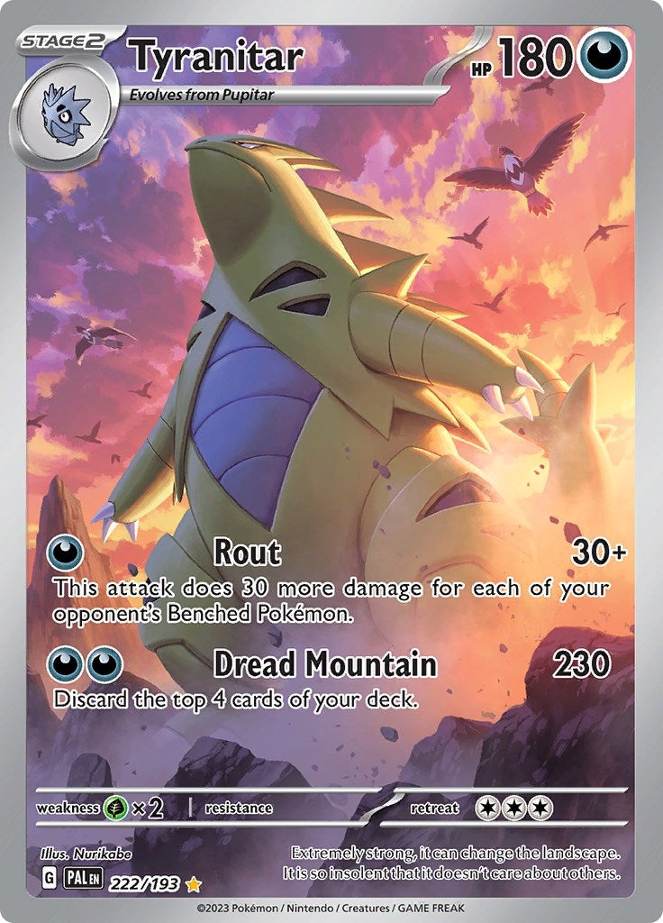 Image for Tyranitar (222/193) [SV02: Paldea Evolved] - Pokemon