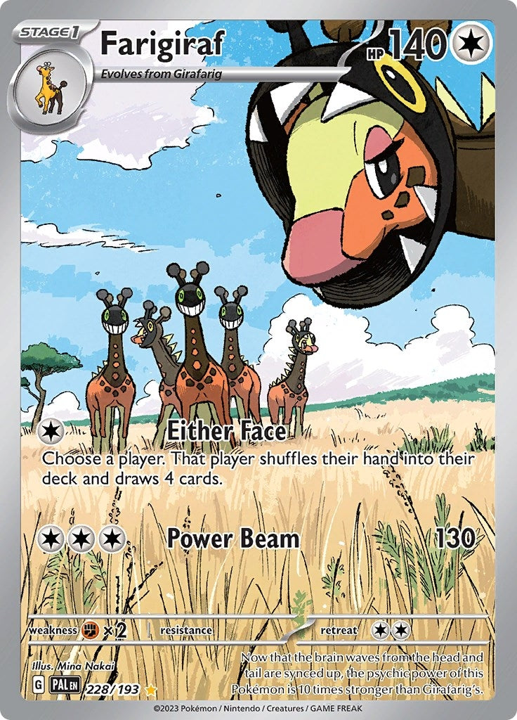 Image for Farigiraf (228/193) [SV02: Paldea Evolved] - Pokemon