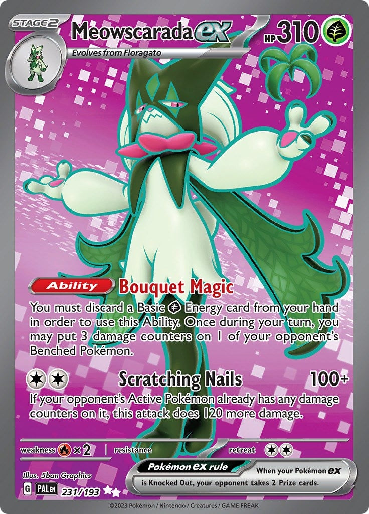 Image for Meowscarada ex (231/193) [SV02: Paldea Evolved] - Pokemon