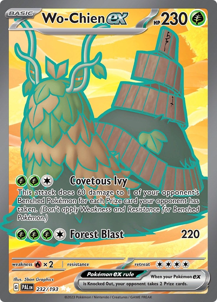 Image for Wo-Chien ex (232/193) [SV02: Paldea Evolved] - Pokemon
