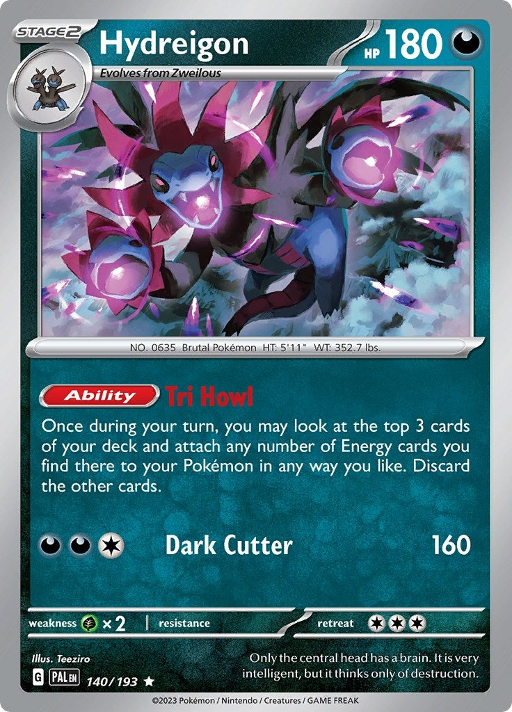 Image for Hydreigon (140/193) [SV02: Paldea Evolved] - Pokemon