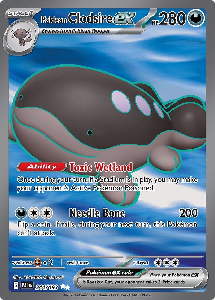 Image for Paldean Clodsire ex (244/193) [SV02: Paldea Evolved] - Pokemon