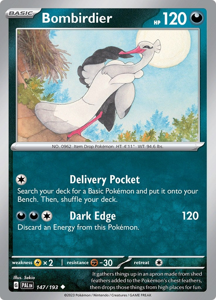 Image for Bombirdier (147/193) [SV02: Paldea Evolved] - Pokemon