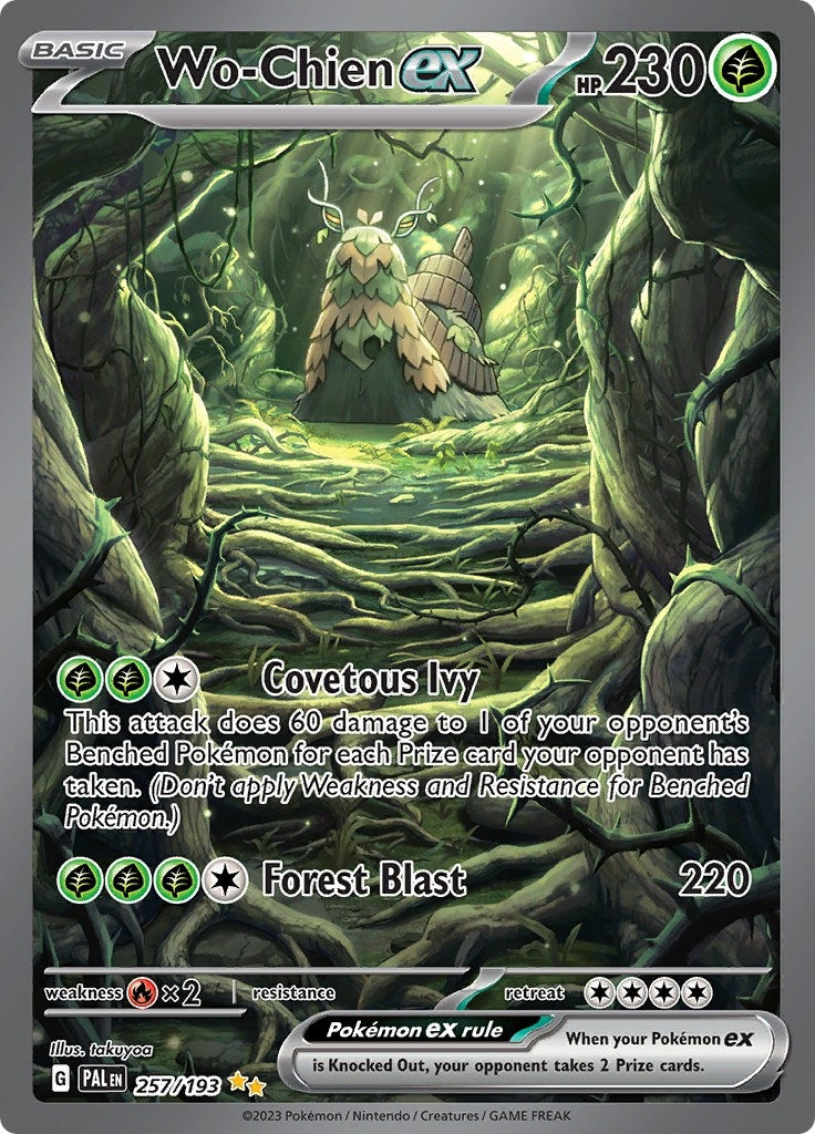 Image for Wo-Chien ex (257/193) [SV02: Paldea Evolved] - Pokemon