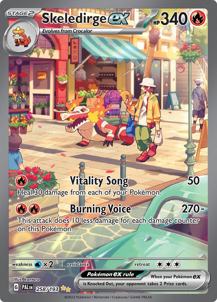 Image for Skeledirge ex (258/193) [SV02: Paldea Evolved] - Pokemon