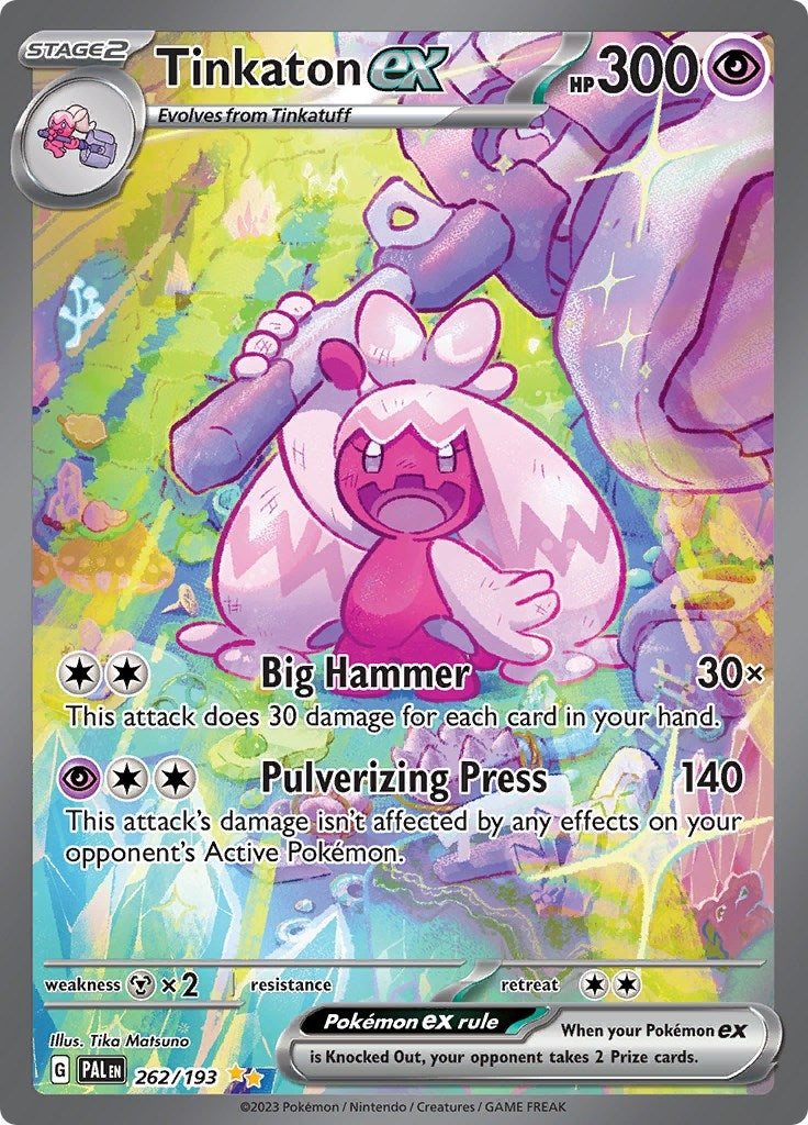 Image for Tinkaton ex (262/193) [SV02: Paldea Evolved] - Pokemon