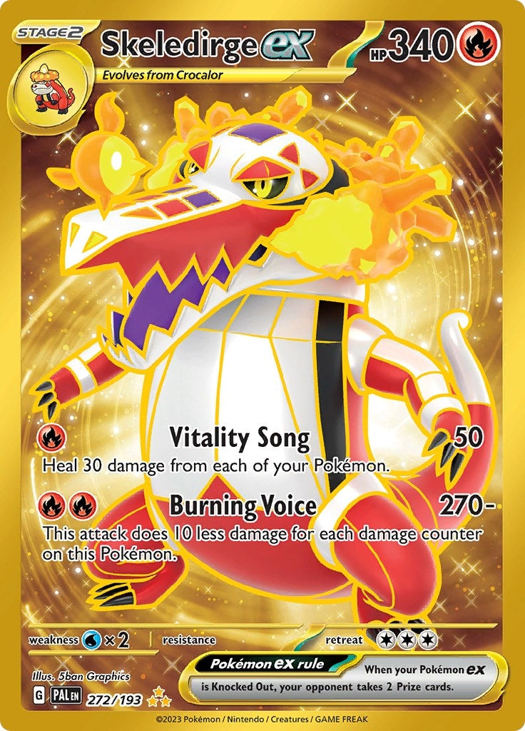 Image for Skeledirge ex (272/193) [SV02: Paldea Evolved] - Pokemon