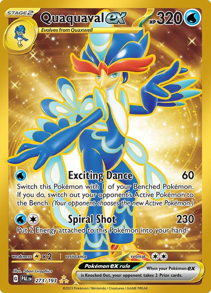 Image for Quaquaval ex (273/193) [SV02: Paldea Evolved] - Pokemon