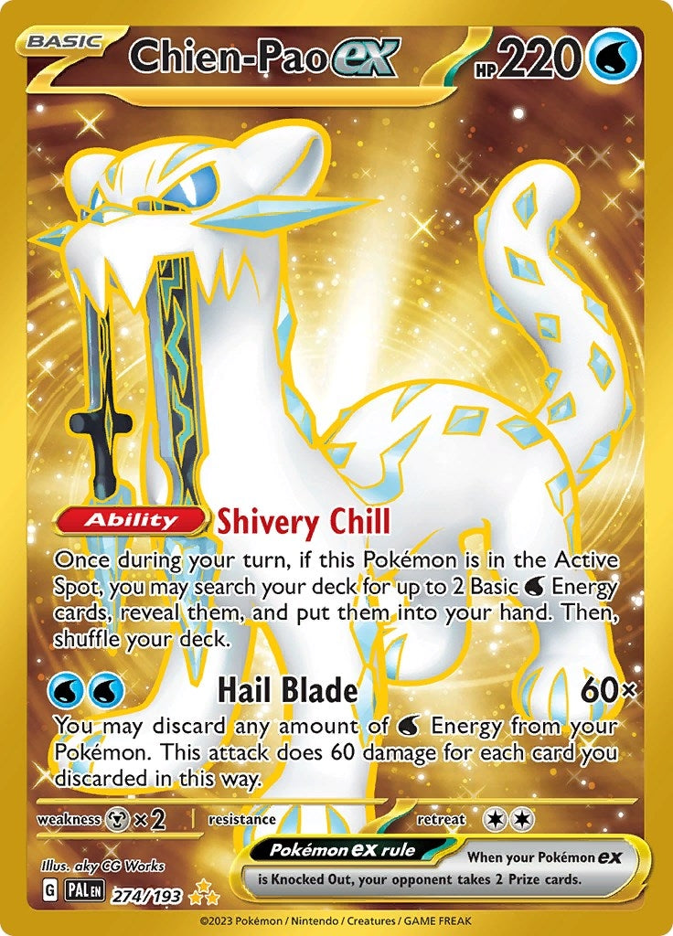 Image for Chien-Pao ex (274/193) [SV02: Paldea Evolved] - Pokemon