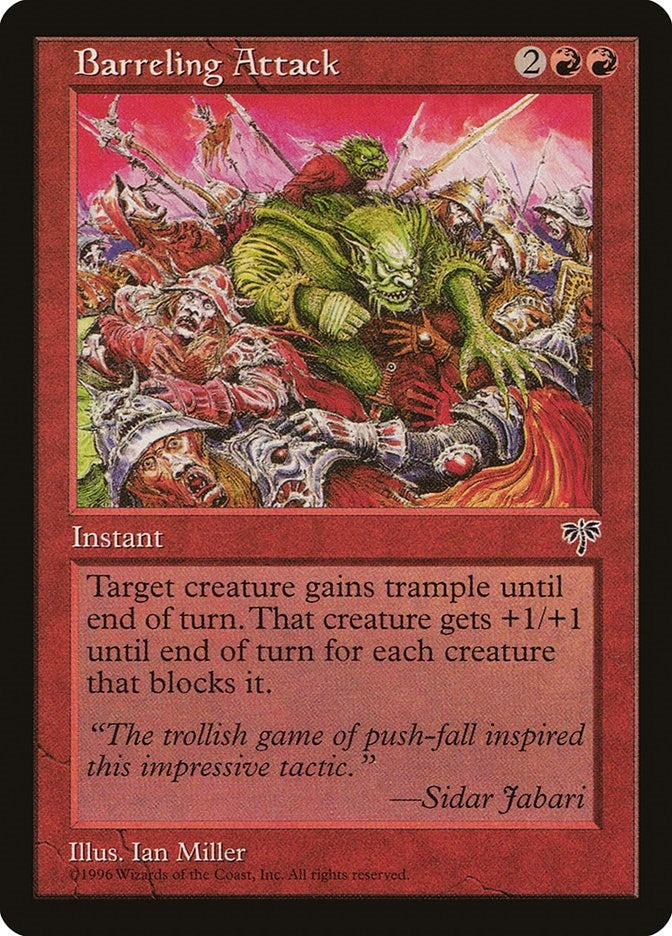 Image for Barreling Attack [Mirage] - Magic: The Gathering