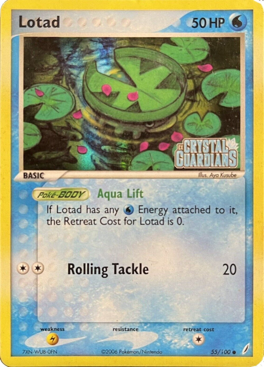 Image for Lotad - 055/100 (EX Crystal Guardians Reverse Holofoil) (55/100) [Crystal Guardians] - Pokemon