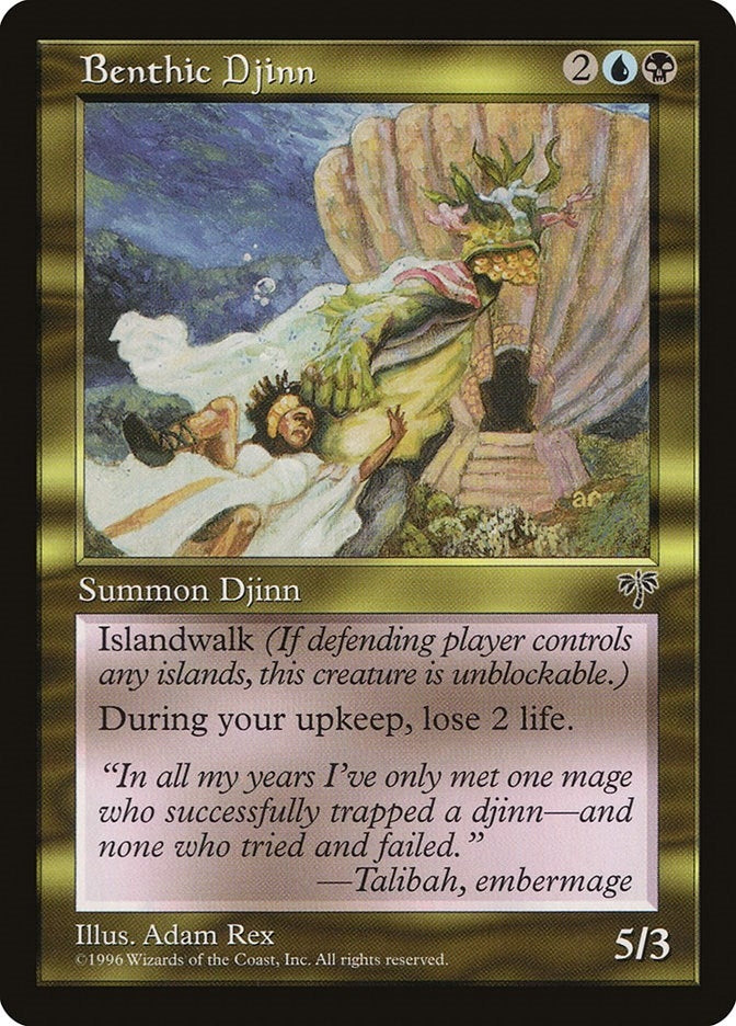 Image for Benthic Djinn [Mirage] - Magic: The Gathering