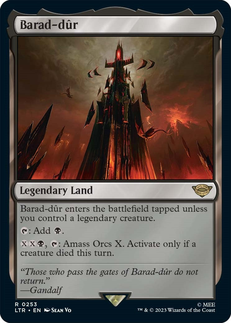 Image for Barad-dur (253) [Universes Beyond: The Lord of the Rings: Tales of Middle-earth] - Magic: The Gathering