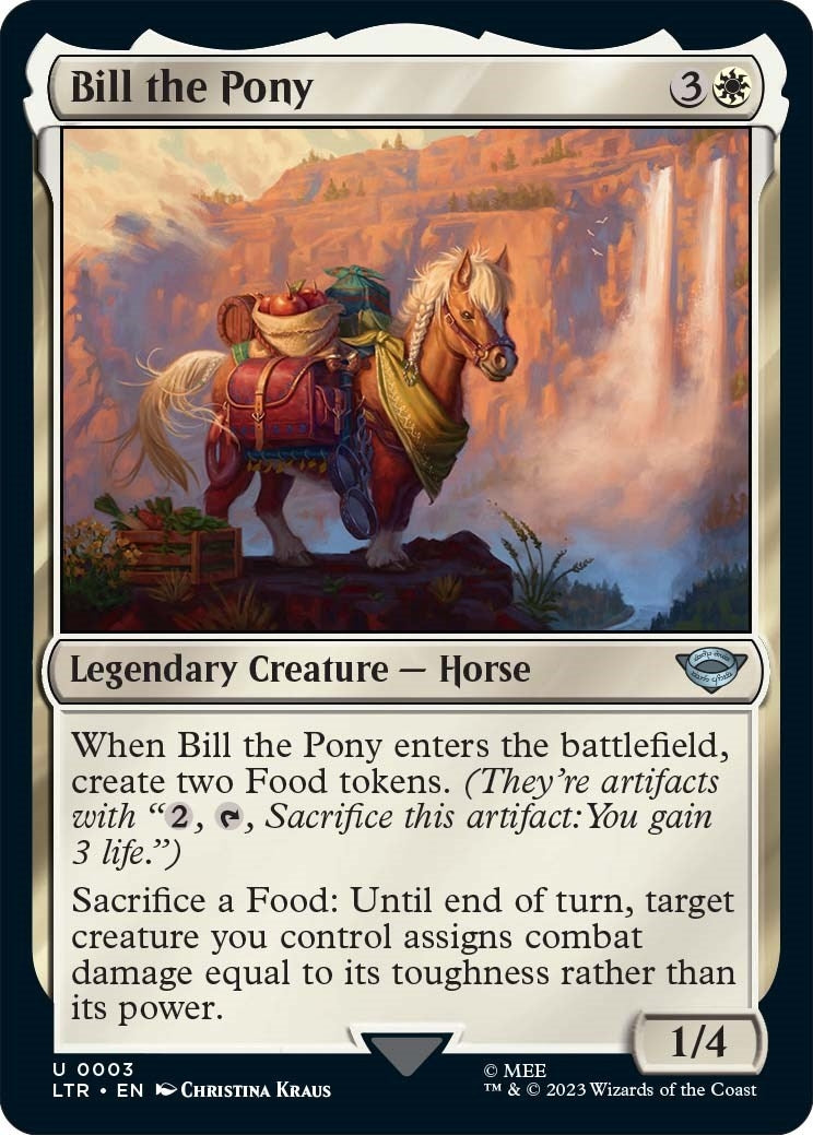 Image for Bill the Pony (3) [Universes Beyond: The Lord of the Rings: Tales of Middle-earth] - Magic: The Gathering