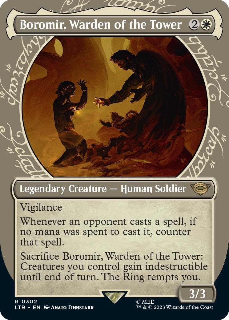 Image for Boromir, Warden of the Tower (Showcase) (302) [Universes Beyond: The Lord of the Rings: Tales of Middle-earth] - Magic: The Gathering