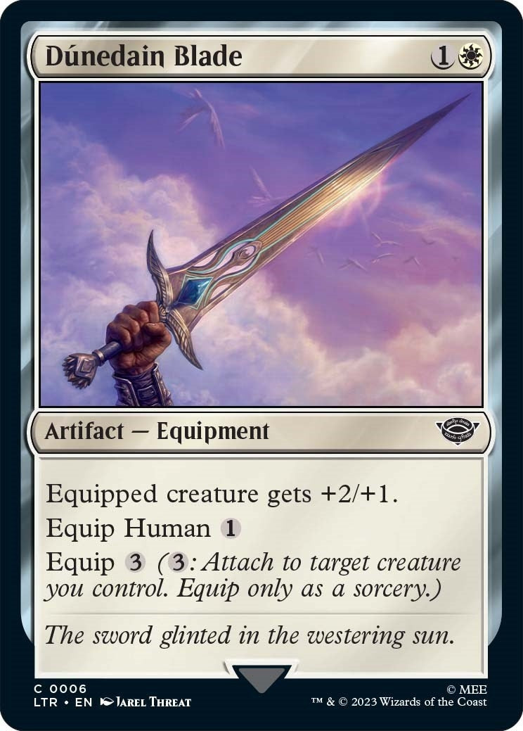 Image for Dunedain Blade (6) [Universes Beyond: The Lord of the Rings: Tales of Middle-earth] - Magic: The Gathering