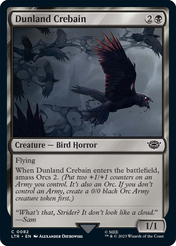 Dunland Crebain (82) [Universes Beyond: The Lord of the Rings: Tales of Middle-earth]