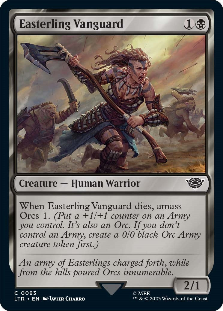Image for Easterling Vanguard (83) [Universes Beyond: The Lord of the Rings: Tales of Middle-earth] - Magic: The Gathering