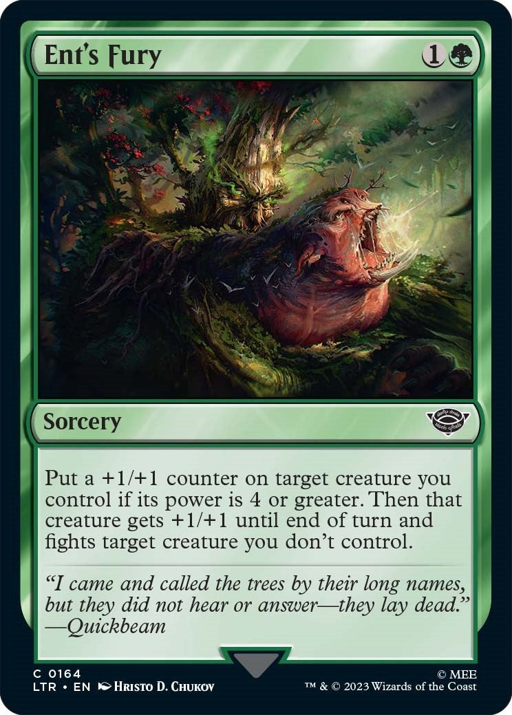 Image for Ent's Fury (164) [Universes Beyond: The Lord of the Rings: Tales of Middle-earth] - Magic: The Gathering