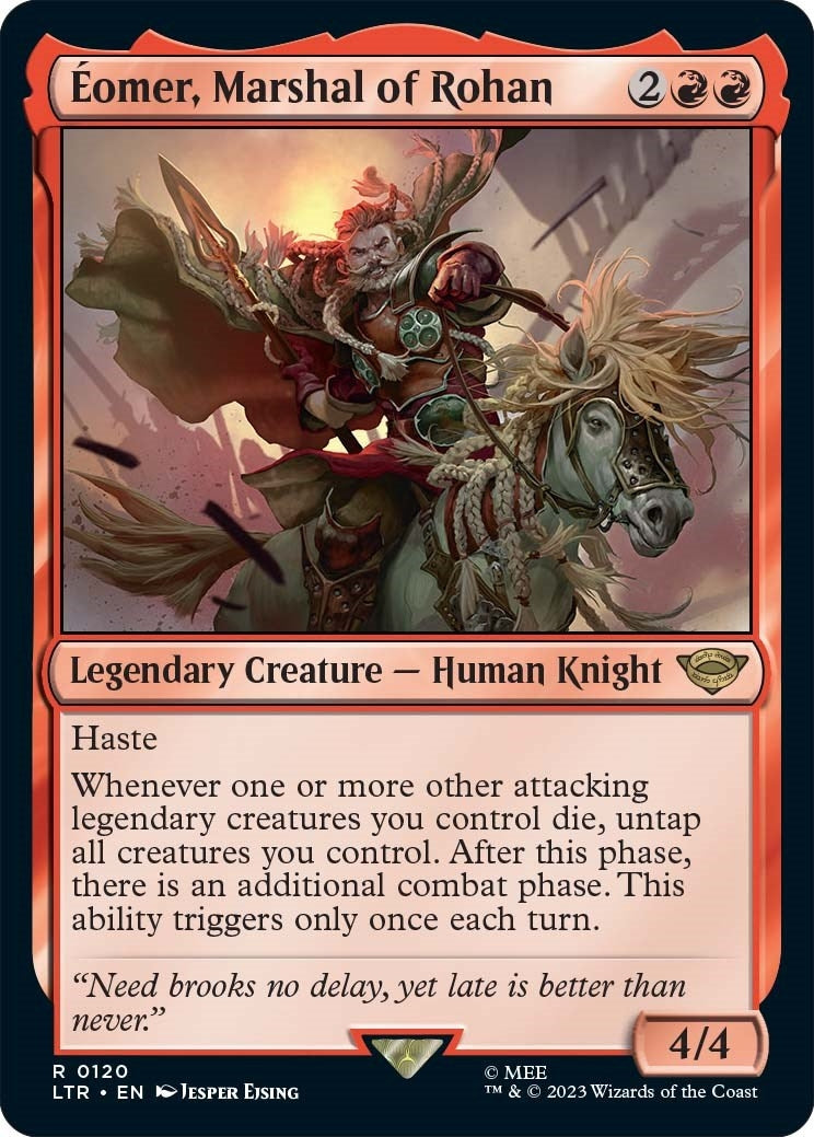 Image for Eomer, Marshal of Rohan (120) [Universes Beyond: The Lord of the Rings: Tales of Middle-earth] - Magic: The Gathering
