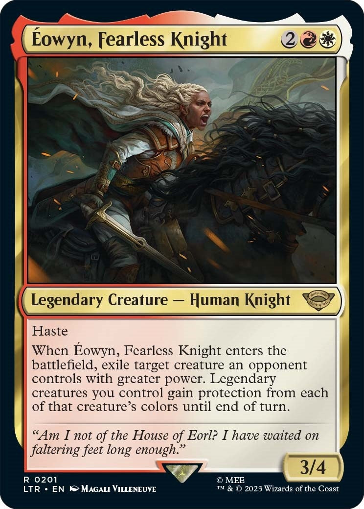 Image for Eowyn, Fearless Knight (201) [Universes Beyond: The Lord of the Rings: Tales of Middle-earth] - Magic: The Gathering