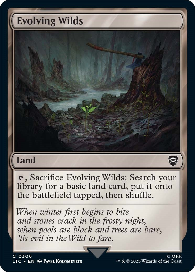 Image for Evolving Wilds (306) [The Lord of the Rings: Tales of Middle-earth] - Magic: The Gathering