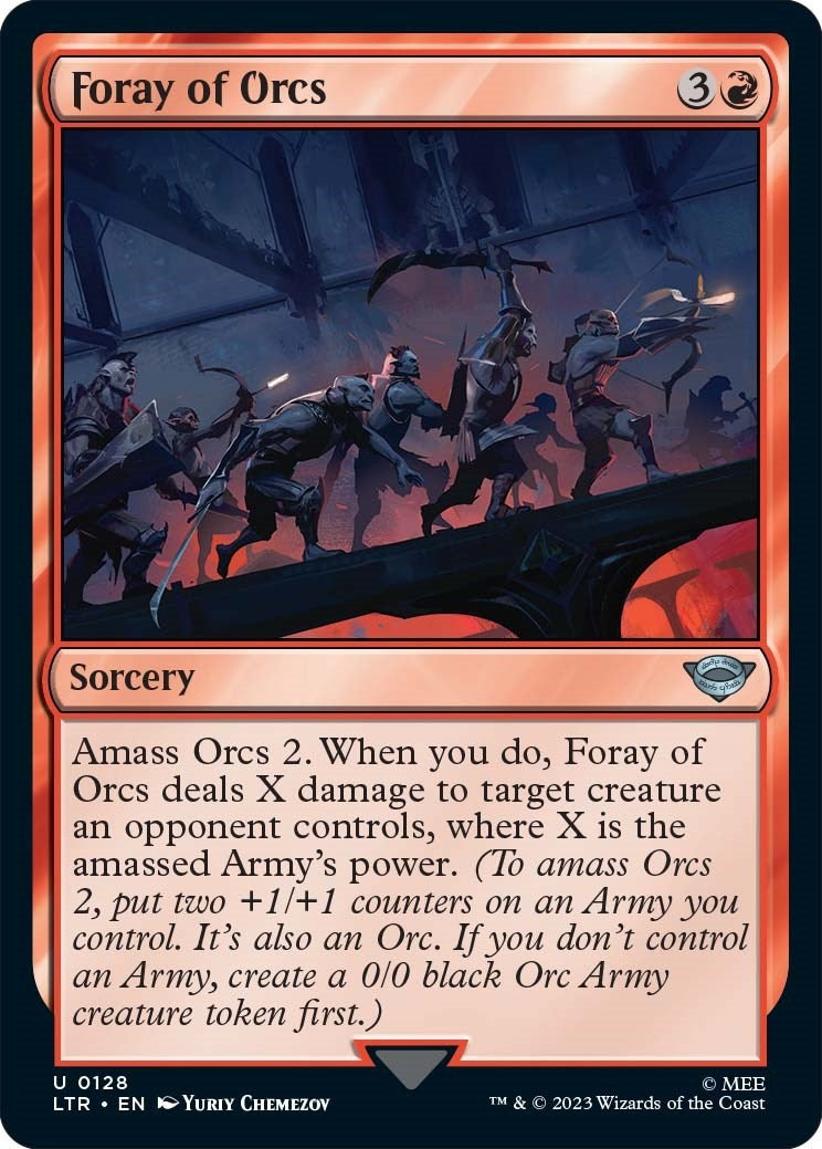 Image for Foray of Orcs (128) [Universes Beyond: The Lord of the Rings: Tales of Middle-earth] - Magic: The Gathering