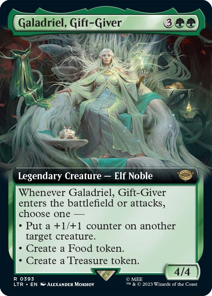 Galadriel, Gift-Giver (Extended Art) (393) [Universes Beyond: The Lord of the Rings: Tales of Middle-earth]
