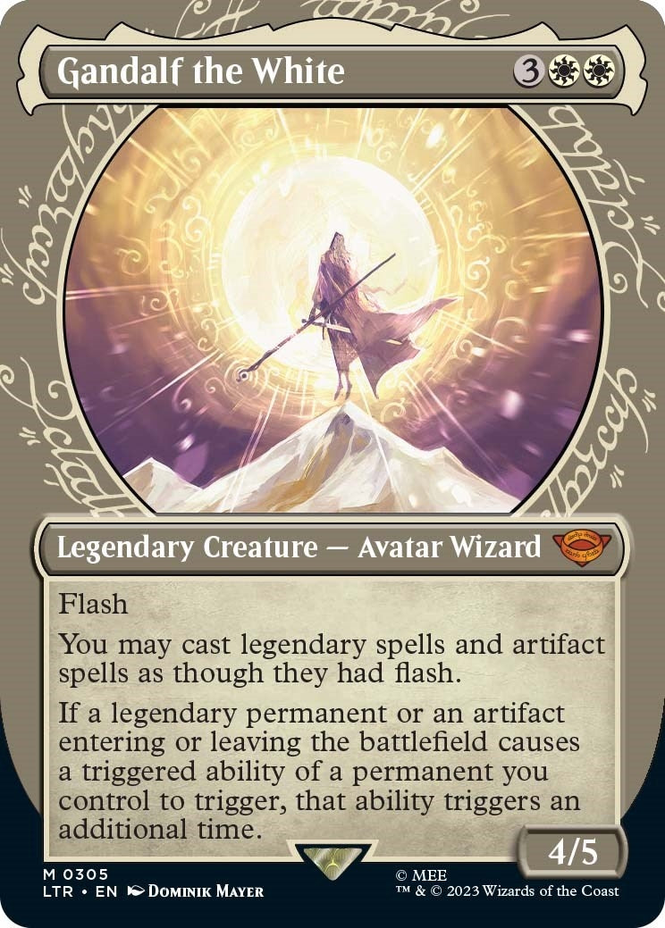 Image for Gandalf the White (Showcase) (305) [Universes Beyond: The Lord of the Rings: Tales of Middle-earth] - Magic: The Gathering