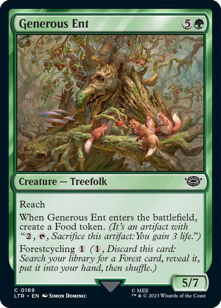 Image for Generous Ent (169) [Universes Beyond: The Lord of the Rings: Tales of Middle-earth] - Magic: The Gathering