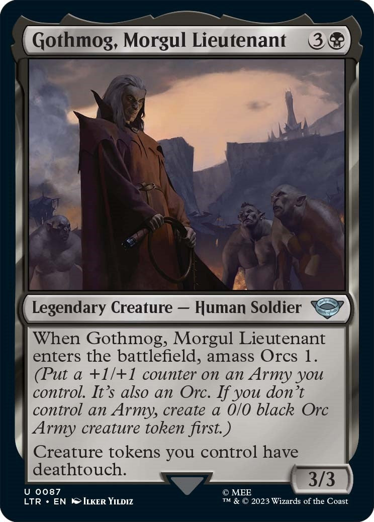 Image for Gothmog, Morgul Lieutenant (87) [Universes Beyond: The Lord of the Rings: Tales of Middle-earth] - Magic: The Gathering
