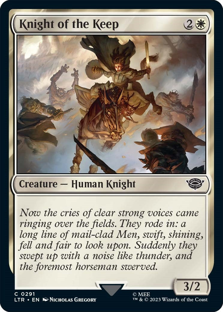 Image for Knight of the Keep (291) [Universes Beyond: The Lord of the Rings: Tales of Middle-earth] - Magic: The Gathering