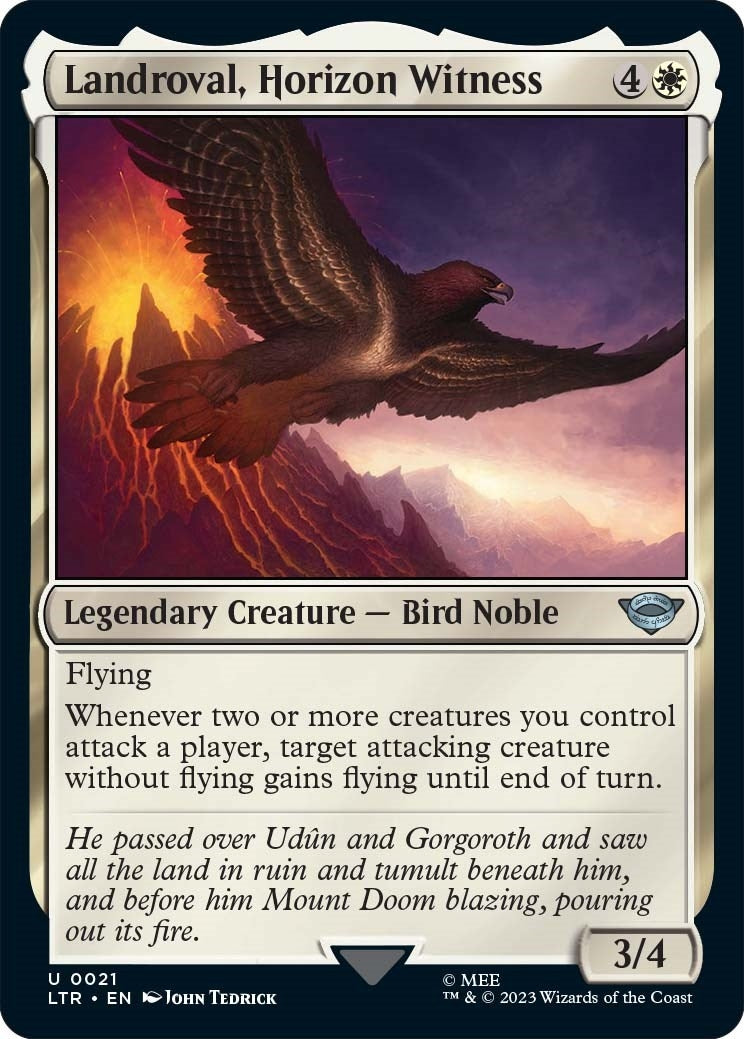 Image for Landroval, Horizon Witness (21) [Universes Beyond: The Lord of the Rings: Tales of Middle-earth] - Magic: The Gathering