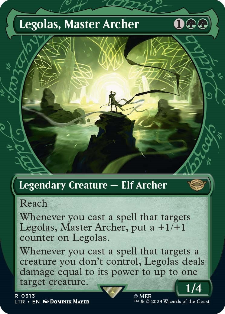 Image for Legolas, Master Archer (Showcase) (313) [Universes Beyond: The Lord of the Rings: Tales of Middle-earth] - Magic: The Gathering