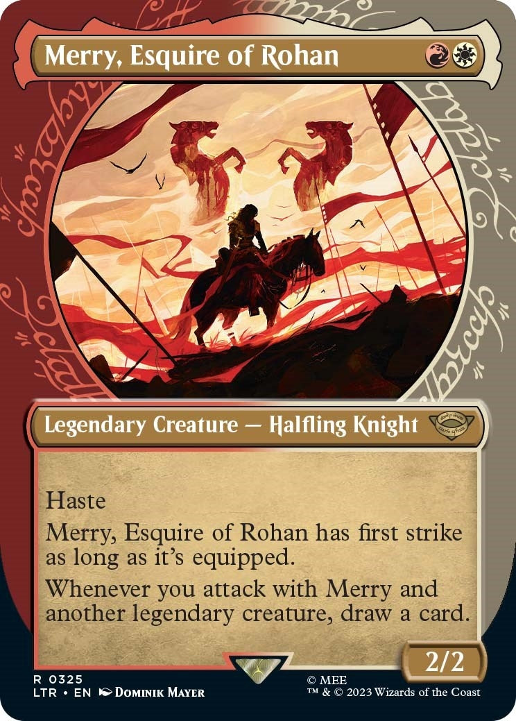 Image for Merry, Esquire of Rohan (Showcase) (325) [Universes Beyond: The Lord of the Rings: Tales of Middle-earth] - Magic: The Gathering
